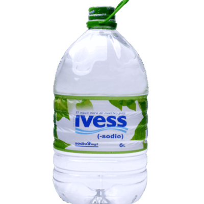 Bidon Agua IVESS Descartable (-sodio) 6lts